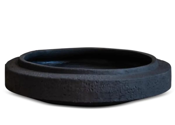 DecoRoom Curated Decor | Bernadette Bowl in Black Ceramics