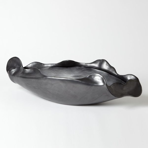 Global Views | Free Form Bowls in Graphite | Lg