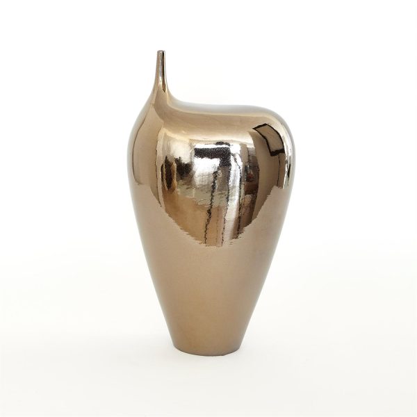 Global Views | Offset Neck Object in Bronze Crackle |
Med