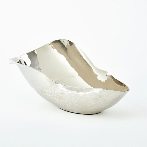Global Views | Free Form Bowl in Nickel | Lg