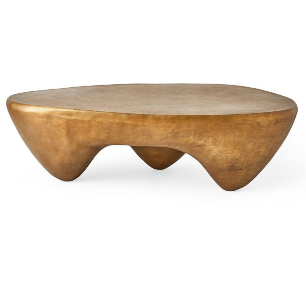DecoRoom Curated Decor | Golden Operator Coffee Table