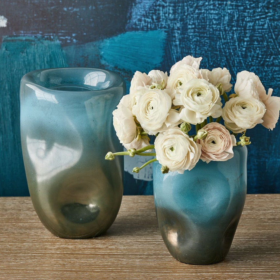 DecoRoom Curated Decor | Melted Ocean Vases | Set of 2 - Image 4