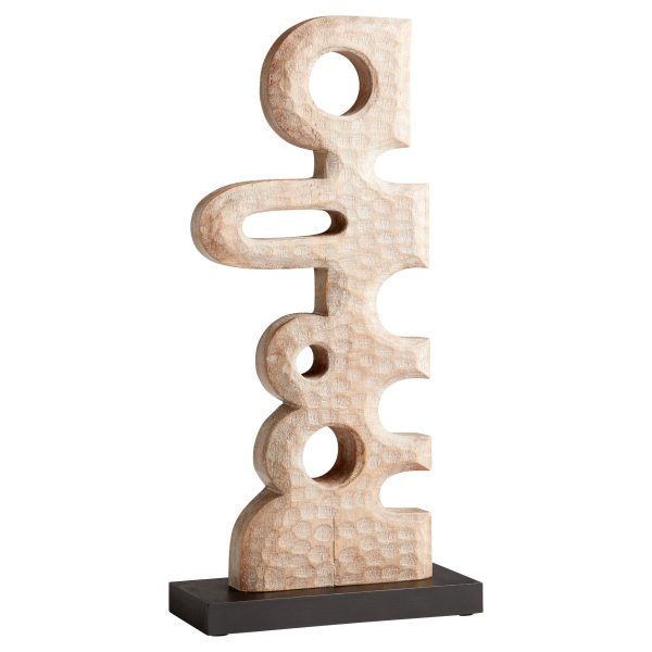 DecoRoom Curated Decor | Zulu Sculpture #2 | Weathered Grey