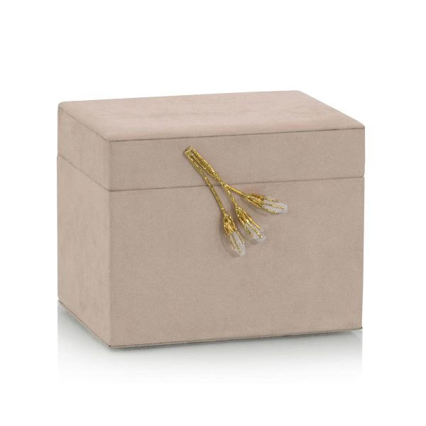 JOHN RICHARD | BLUSH SUEDE JEWELRY BOX II