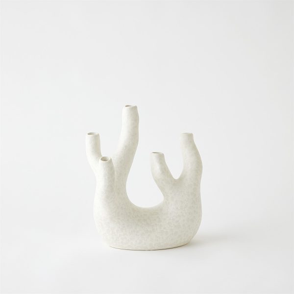 Global Views | Creation Vase in Reactive White | Sm