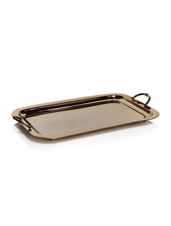 DecoRoom Curated Decor | Alessia Rectangular Serving Tray