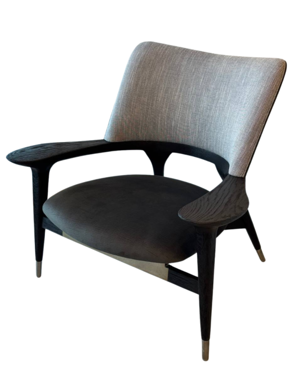 THEODORE ALEXANDER | Wooden Upholstered Occasional Chair