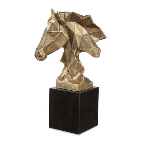 DecoRoom Curated Decor | Chiseled Horse Bust Sculpture