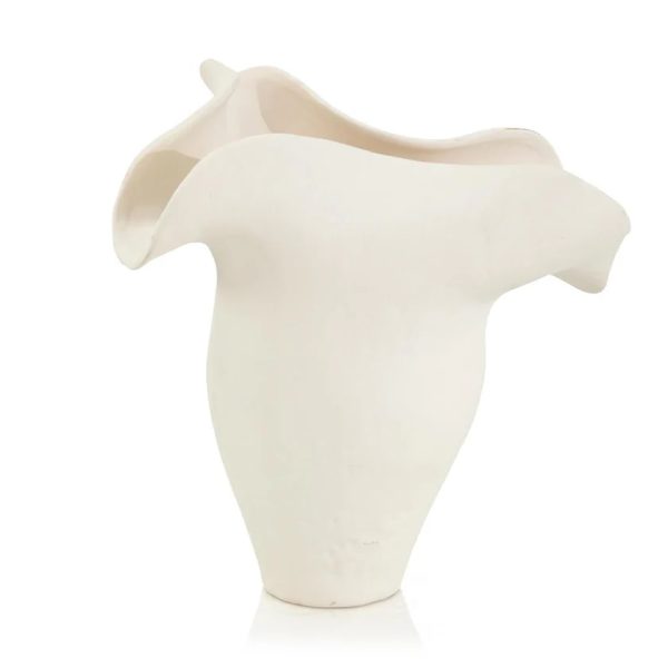 JOHN RICHARD | Chantilly White Porcelain Vase II |