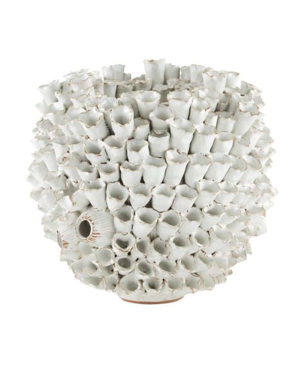 CURREY & CO | Manitapi Medium White Vase |