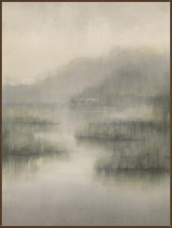 Decoroom Curated Art | Stillness Between II byD’Alessandro Léon | 40” x 53” | with 36PUEC1655 Walnut Float Haven