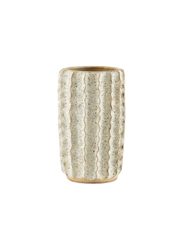 CURREY & CO | Sunken Boat Medium White Vase |
