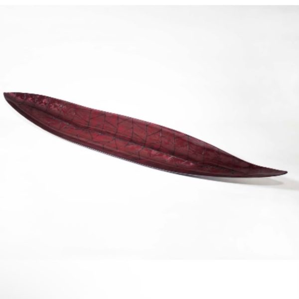 EVANS ATELIER | Glass Leaf Boat Large |