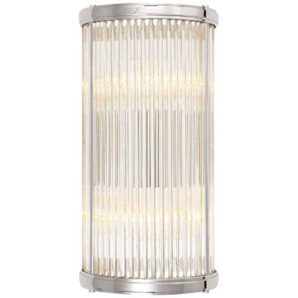 Allen Small Linear Sconce with Polished Nickel