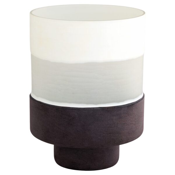 Mesa Vase Cream Black Large