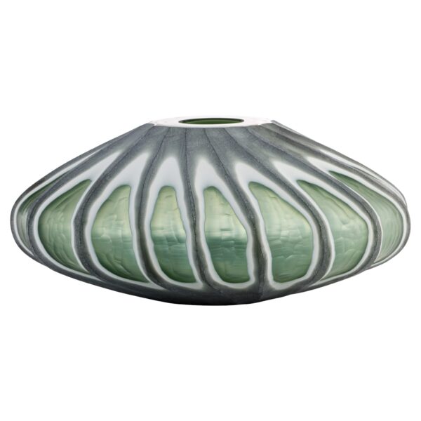 Kombu Vase Green Stout