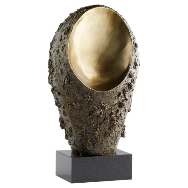 Delos Sculpture Aged Brass
