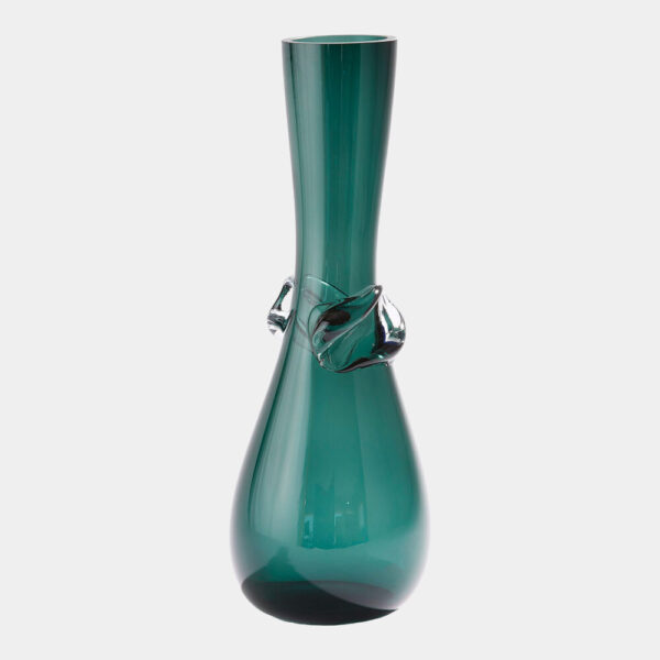 Knot Vase Smoke Green Large