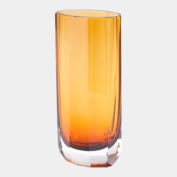 Jewel Vase Amber Tall
