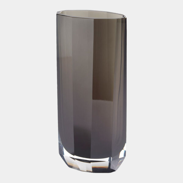 Jewel Vase Dark Gray Tall