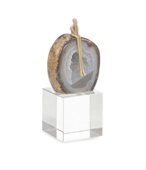 Agate Philospher Sculpture Small